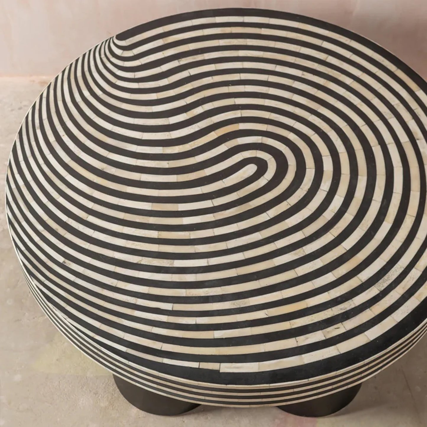 bone inlay coffee table