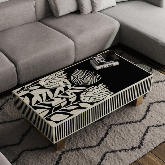 Bone Inlya Coffee Table
