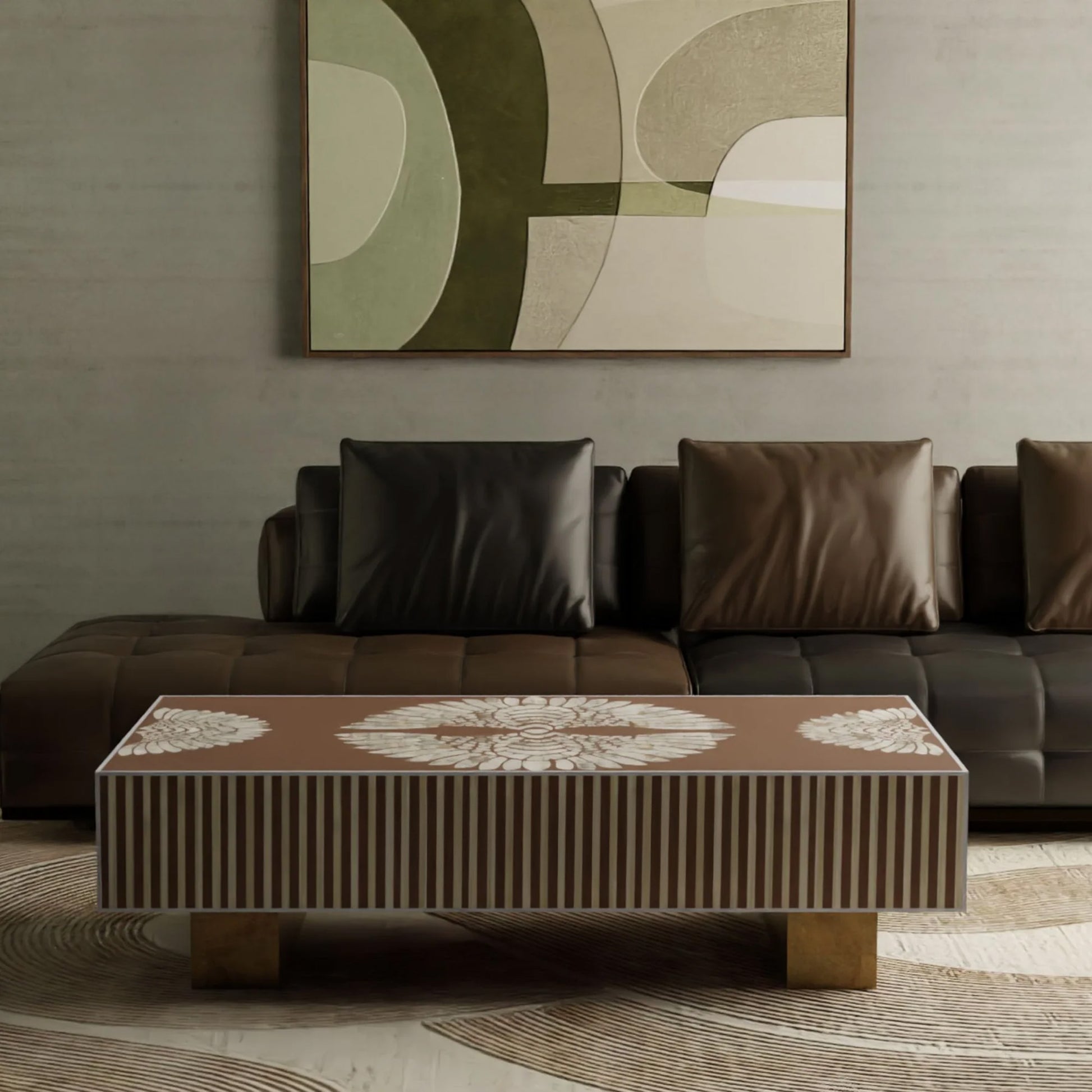 Mother of Pear Coffee Table