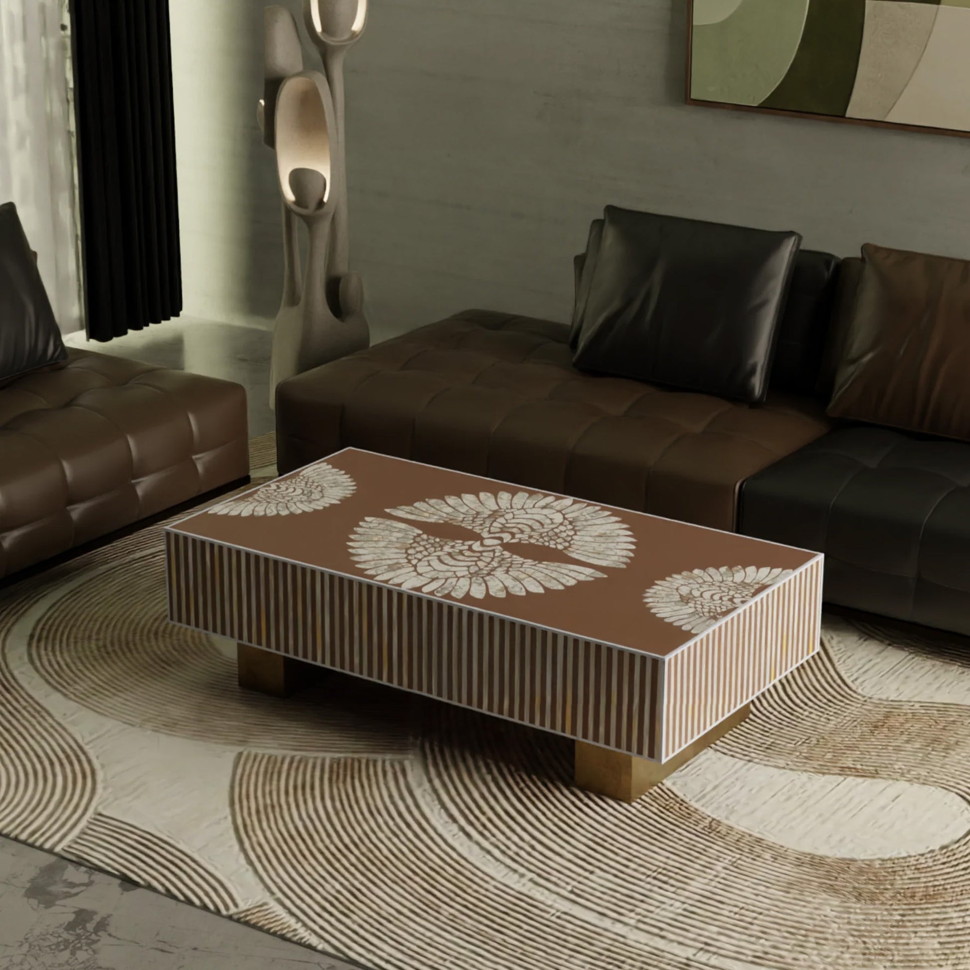 Mother of Pear Coffee Table