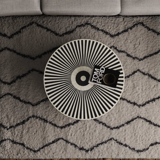 Bone inlay table