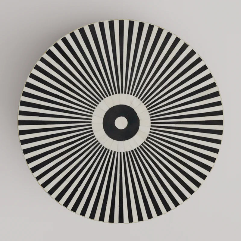Bone inlay table