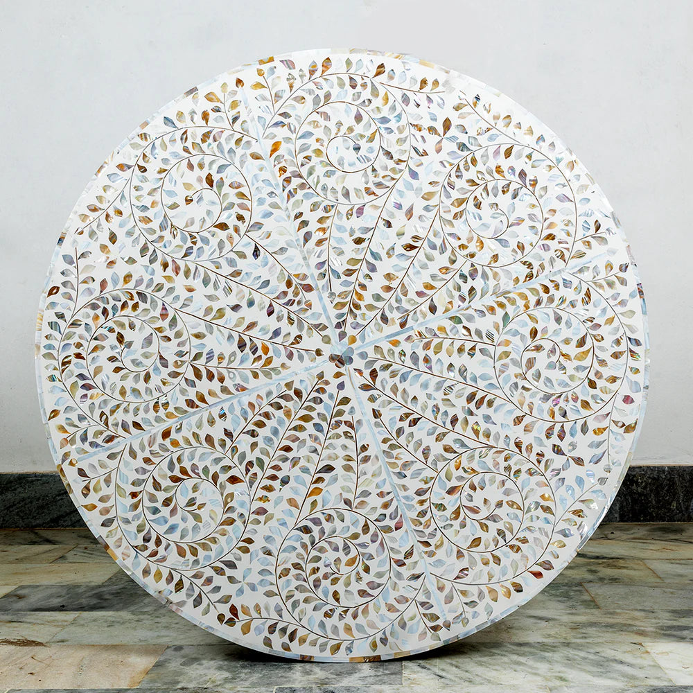 mother of pearl table