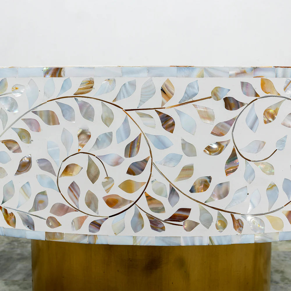 mother of pearl table