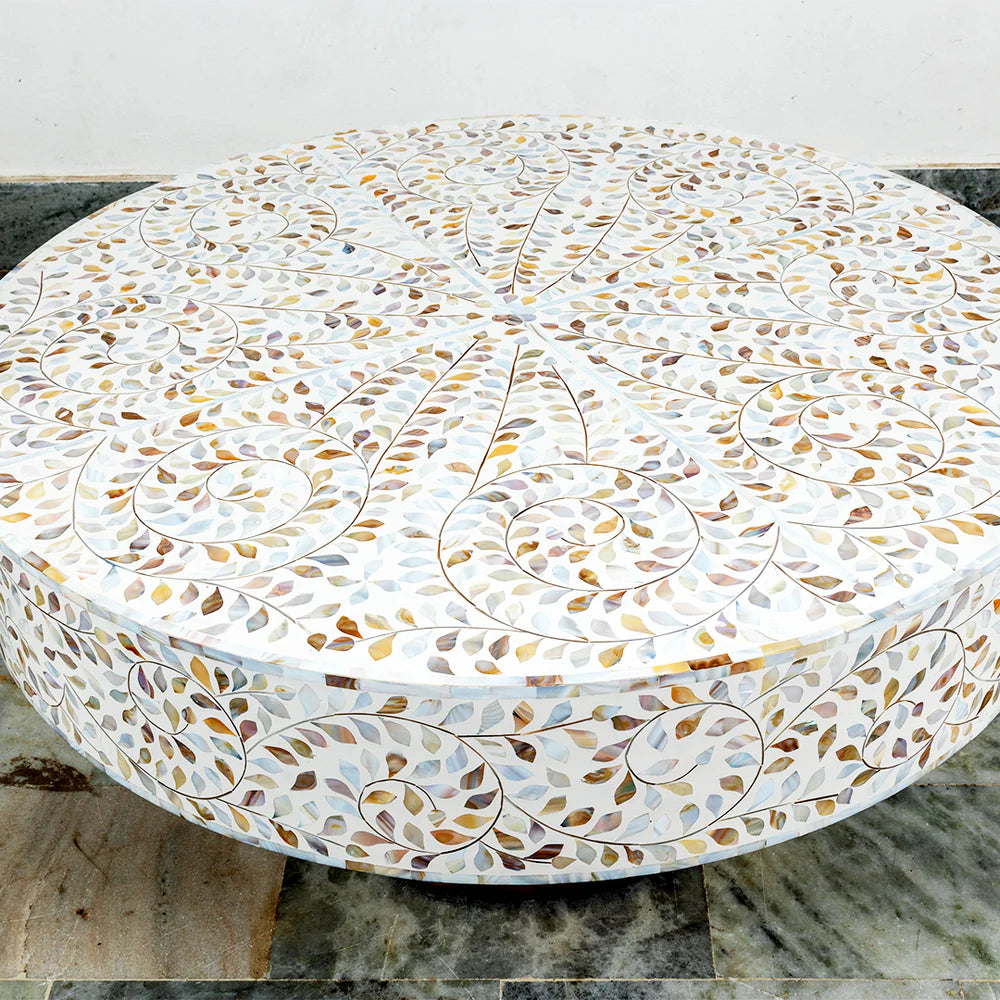 mother of pearl table