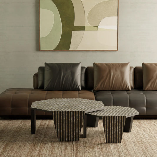 mother of pearl coffee table