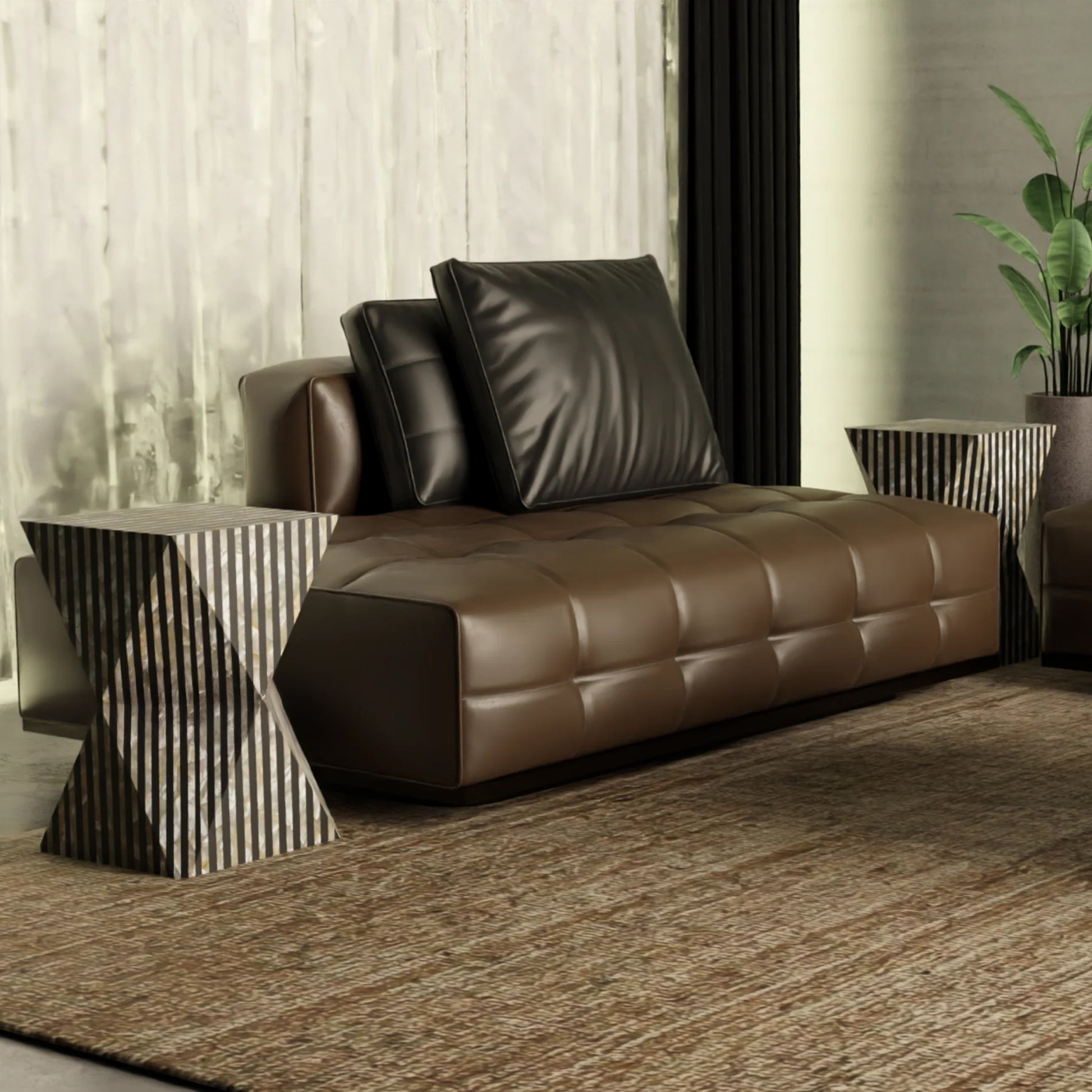mother of pearl coffee table