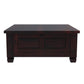 solid wood rectangular coffee table