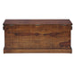 solid wood coffee table / blanket box
