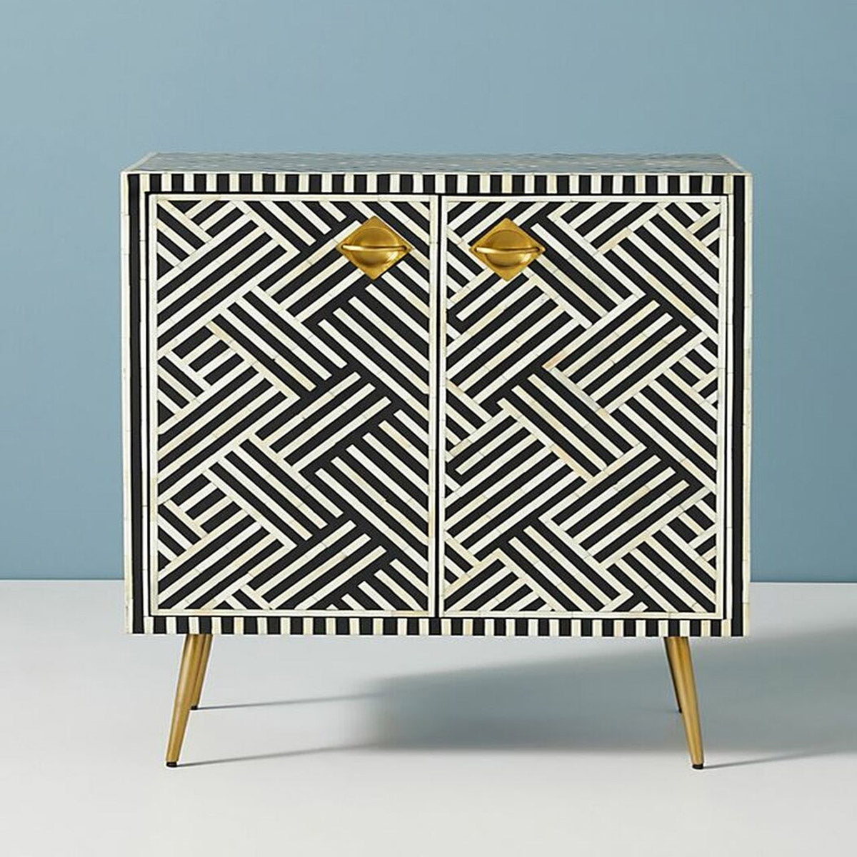 bone inlay cabinet