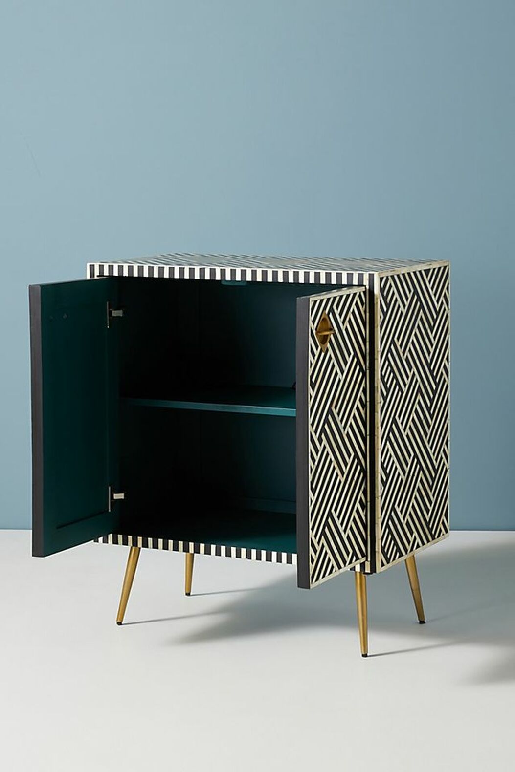 bone inlay cabinet